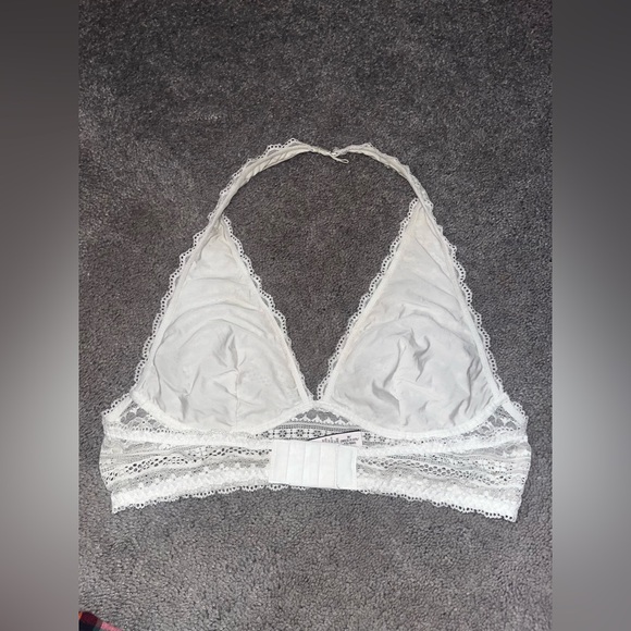 Victoria’s Secret white lace halter bralette - Picture 2 of 5
